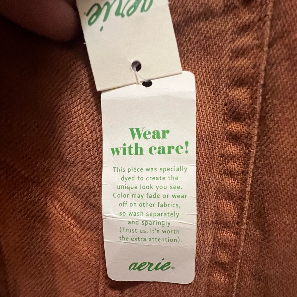American Eagle Orange Overalls - Picture 9 of 9